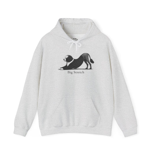 Big Stretch Portuguese Water Dog - Hoodie (Lion Cut)