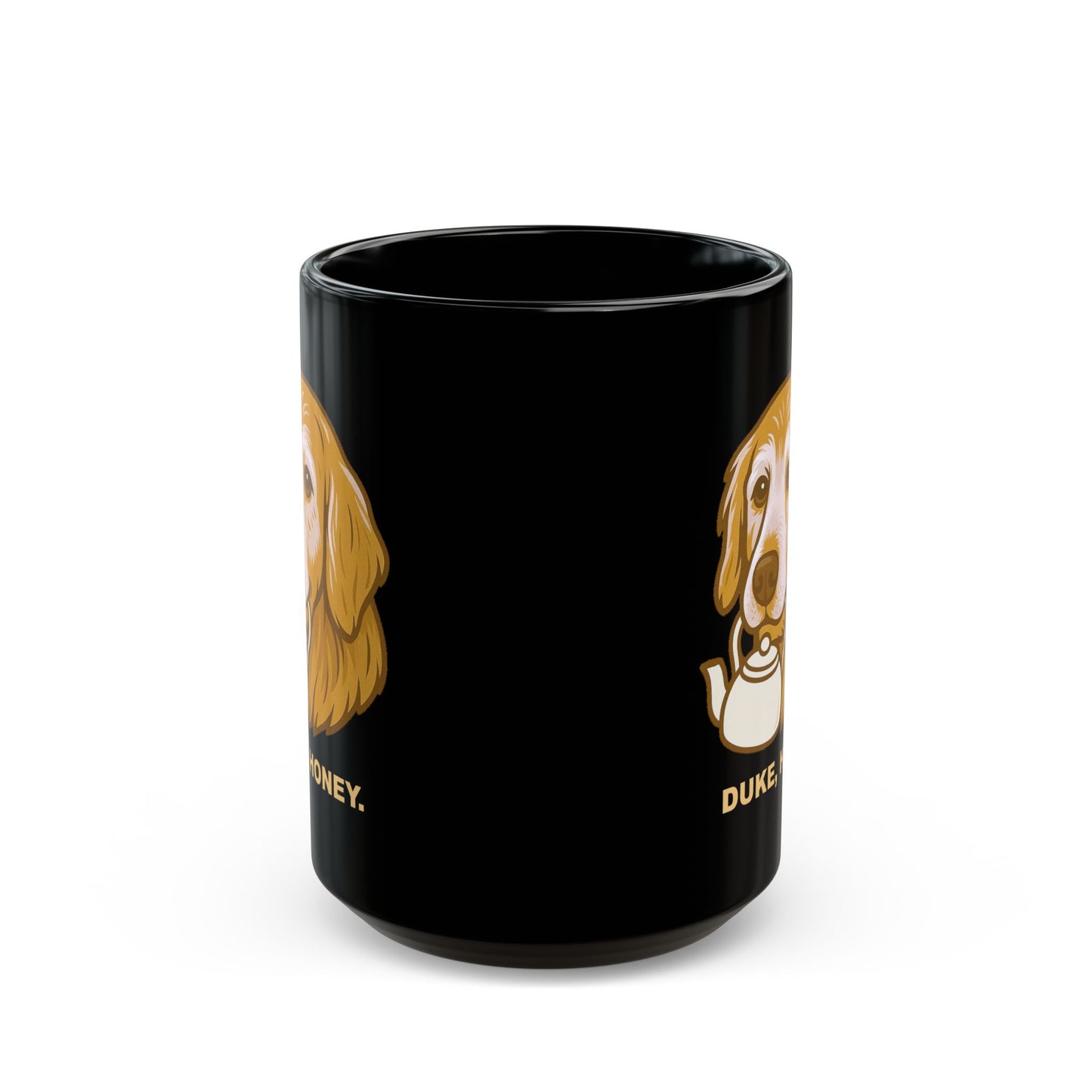 Duke, Honey Coffee Mug (Black)