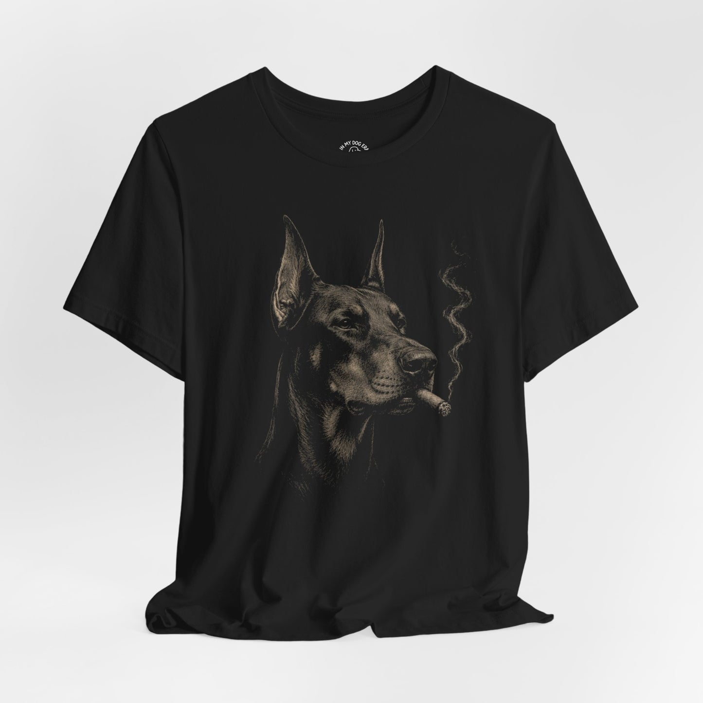 The Gentleman Doberman T-Shirt (Cropped Ears)