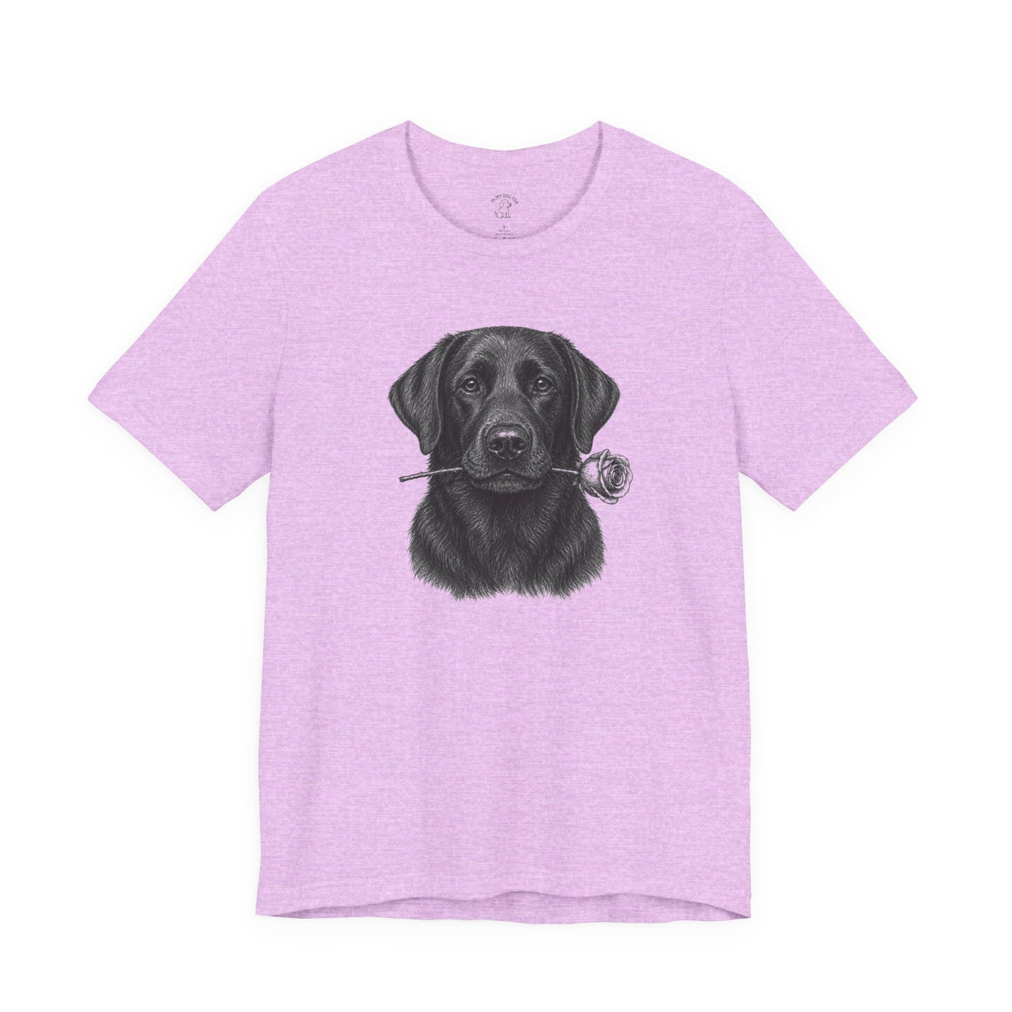 Black Labrador Retriever Rose Collection T-Shirt