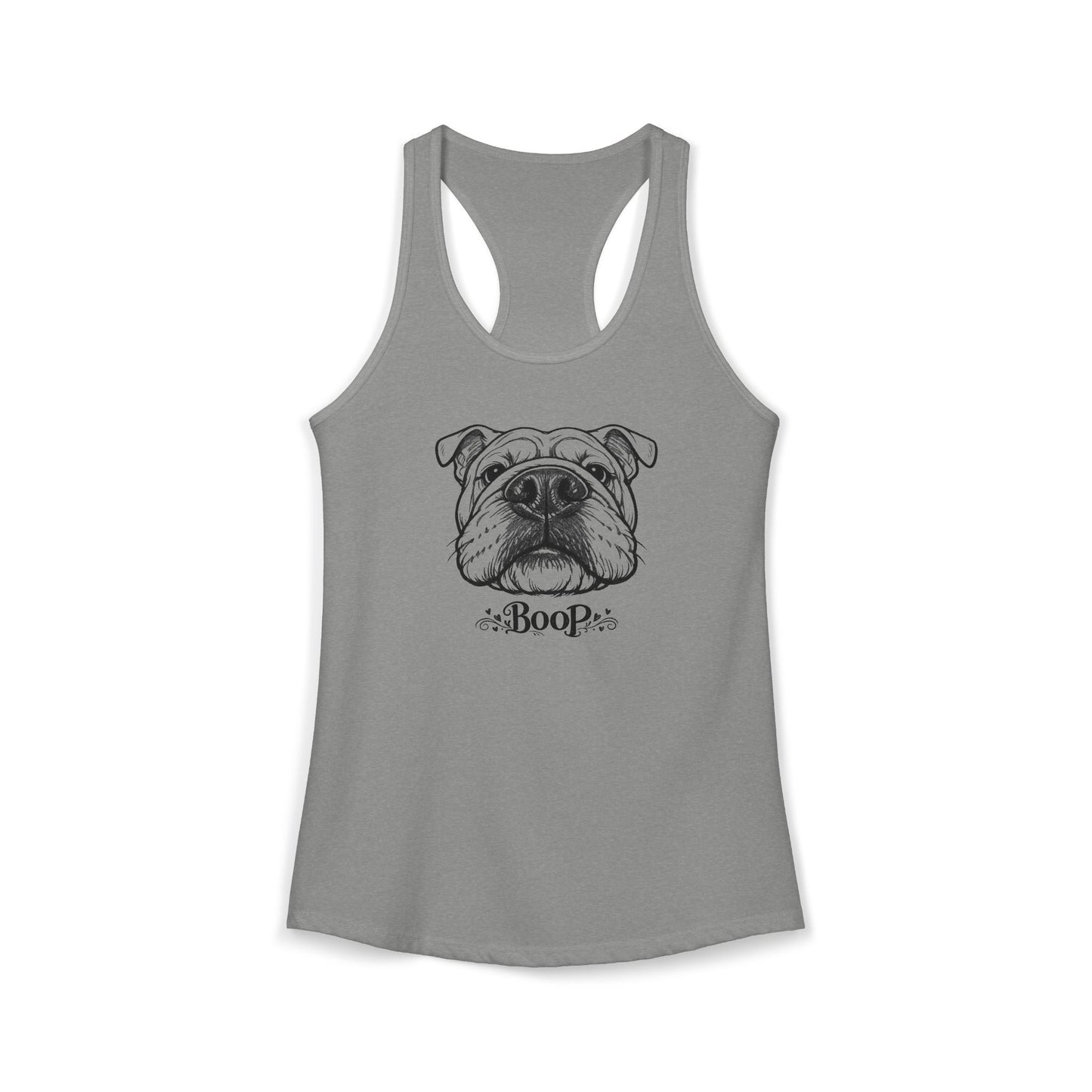 BOOP English Bulldog - Women's Racerback Tanktop