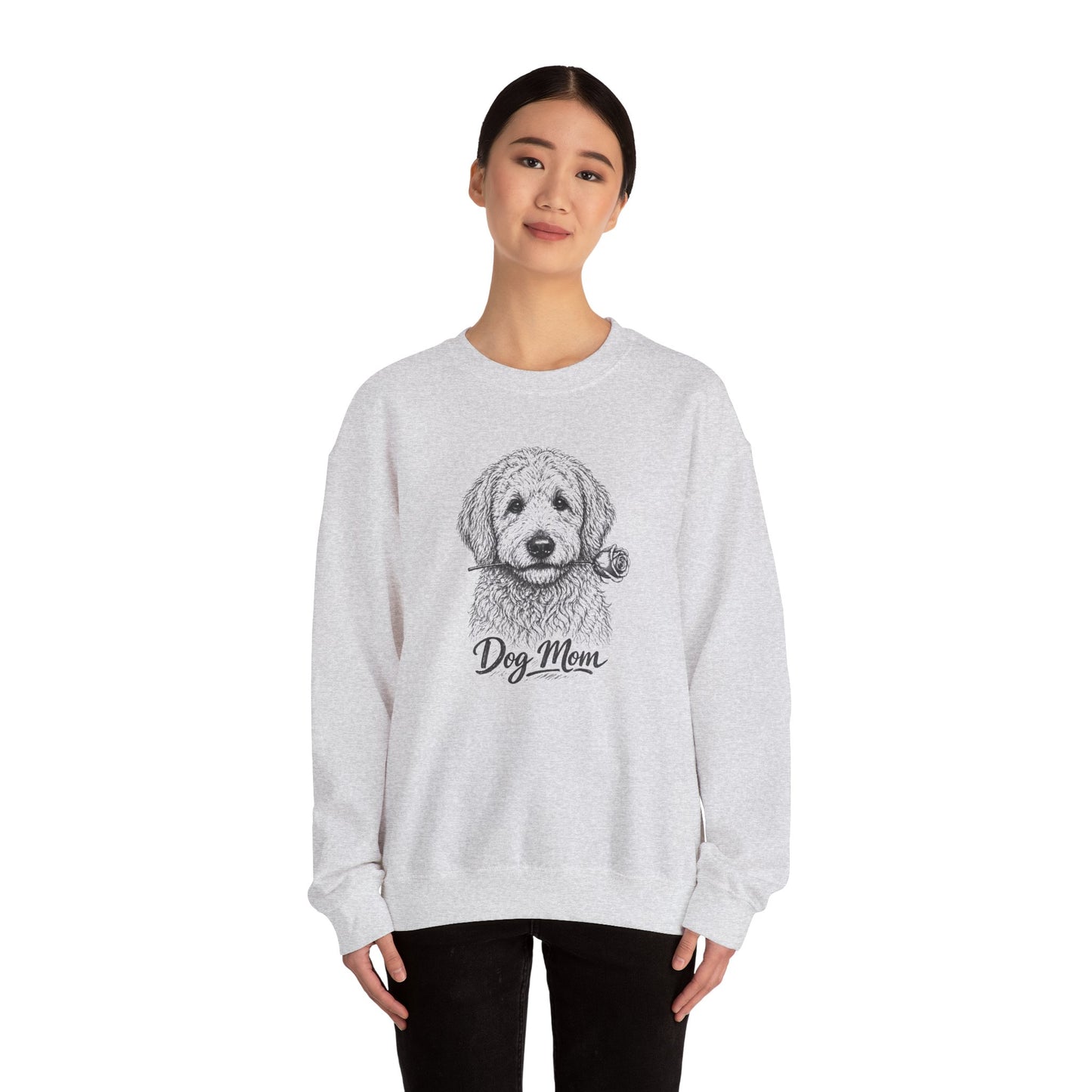 Goldendoodle Dog Mom Sweatshirt (Rose Collection)