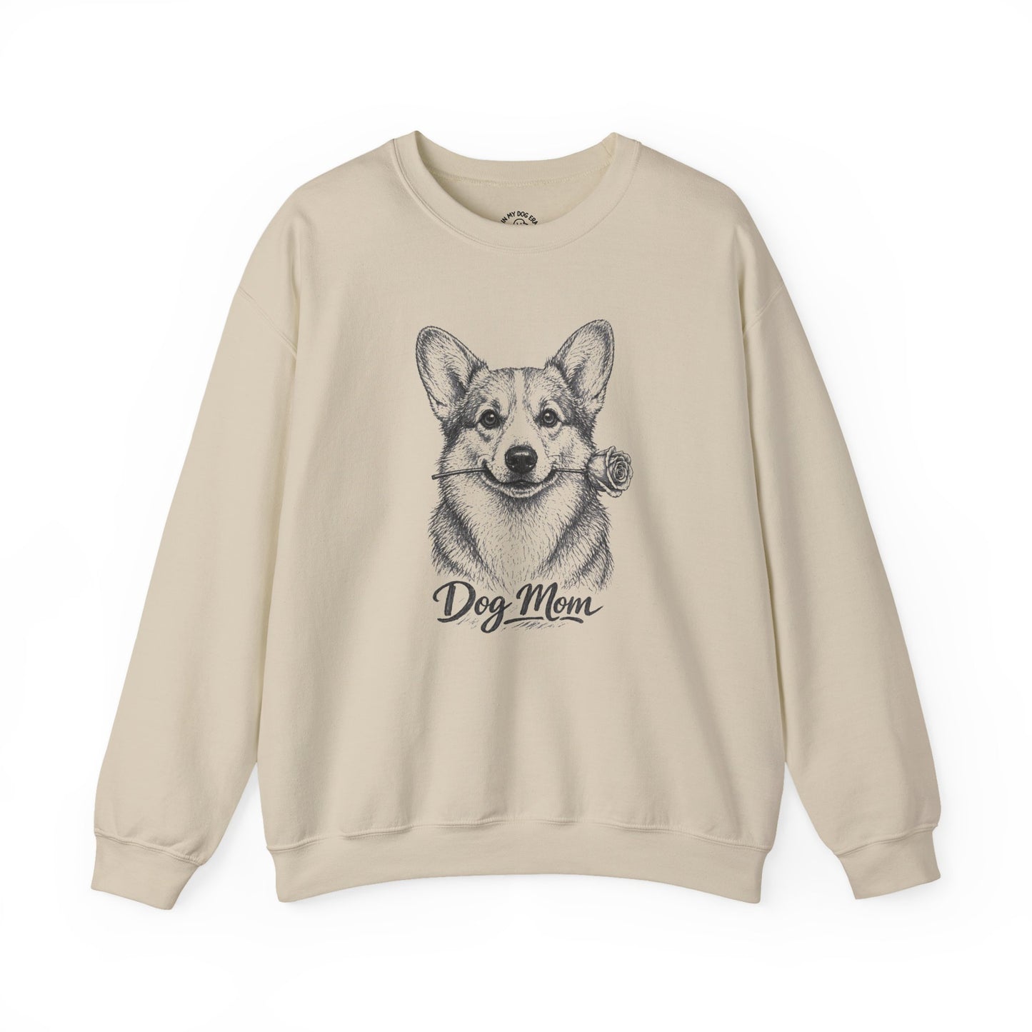 Corgi Dog Mom Sweatshirt (Rose Collection)
