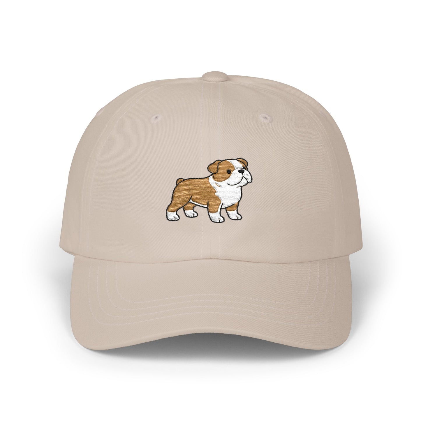 English Bulldog Embroidered Hat