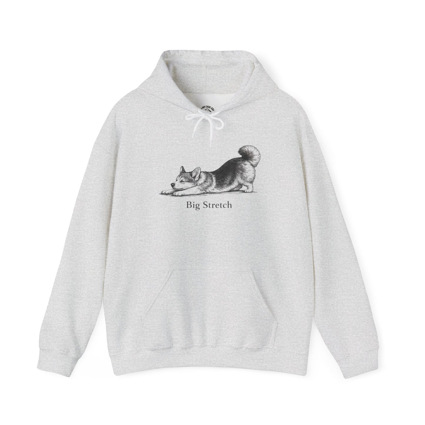 Big Stretch Corgi (Fluffy Tail) - Hoodie
