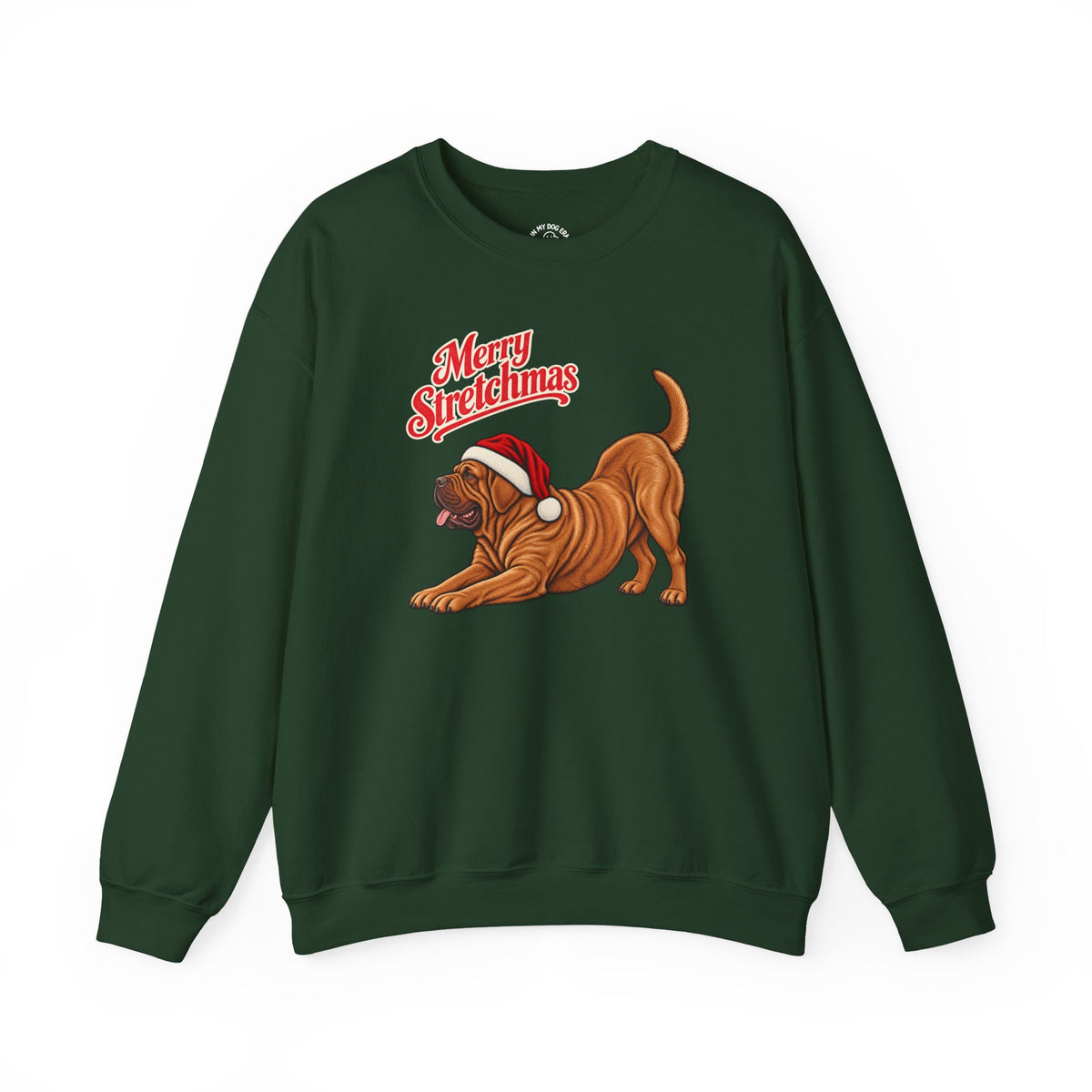 Dogue de Bordeaux Christmas Sweatshirt | Merry Stretchmas