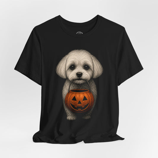Maltese Halloween T-Shirt – Boop or Treat