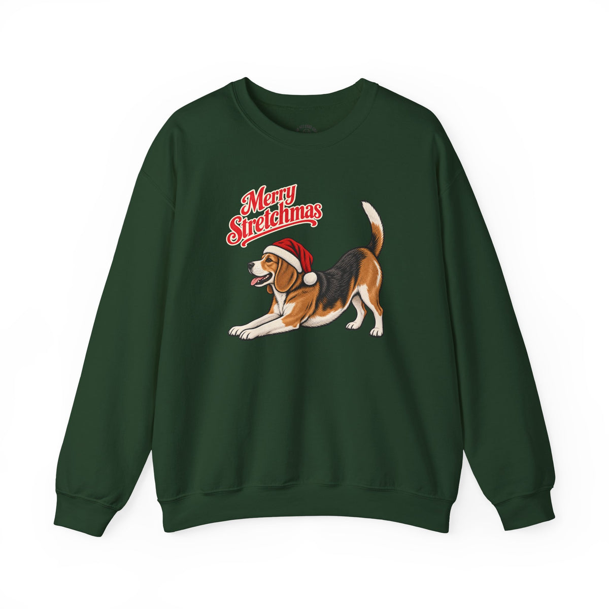 Beagle Christmas Sweatshirt | Merry Stretchmas