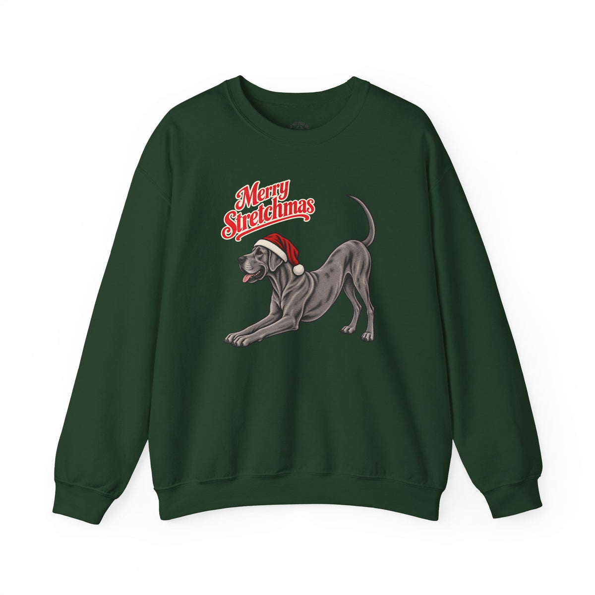 Great Dane Christmas Sweatshirt | Merry Stretchmas