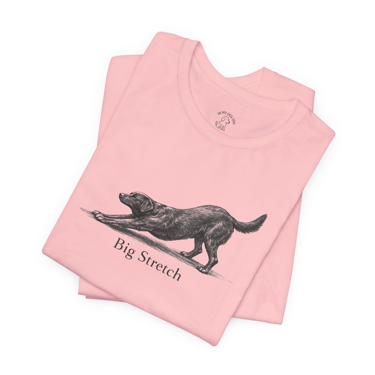 Big Stretch Black Labrador Retriever T-Shirt