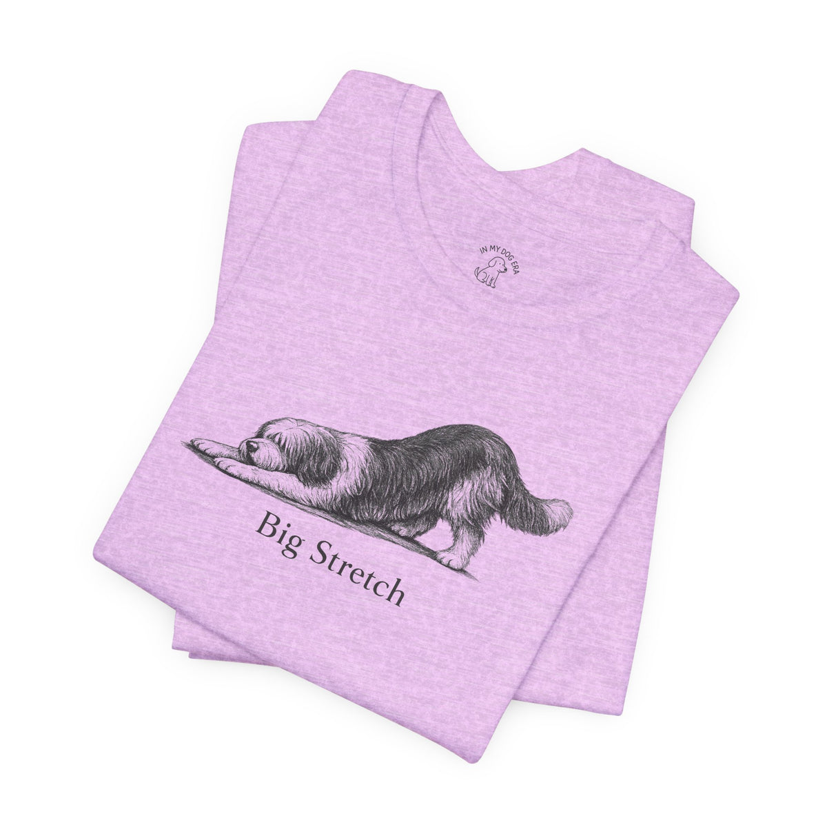 Big Stretch Bearded Collie T-Shirt