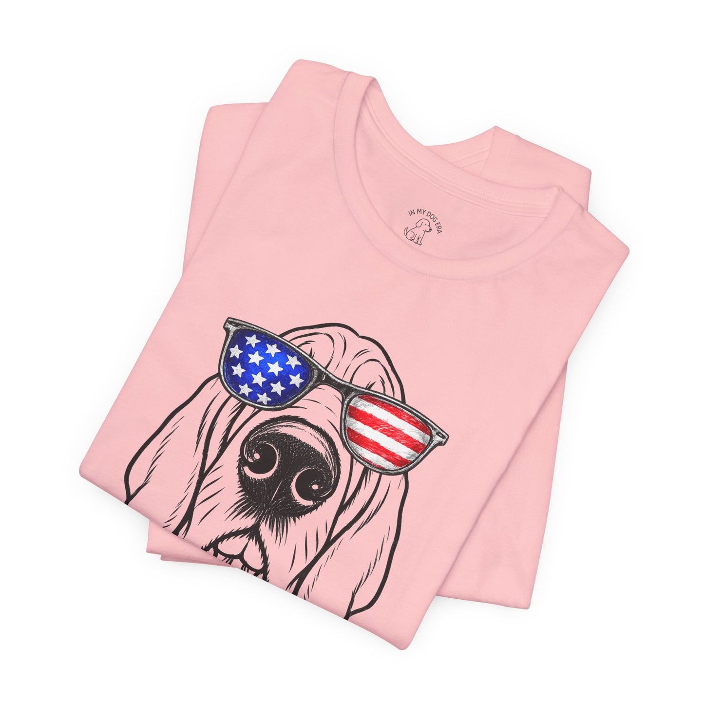 Red, White & BOOP Bloodhound T-Shirt