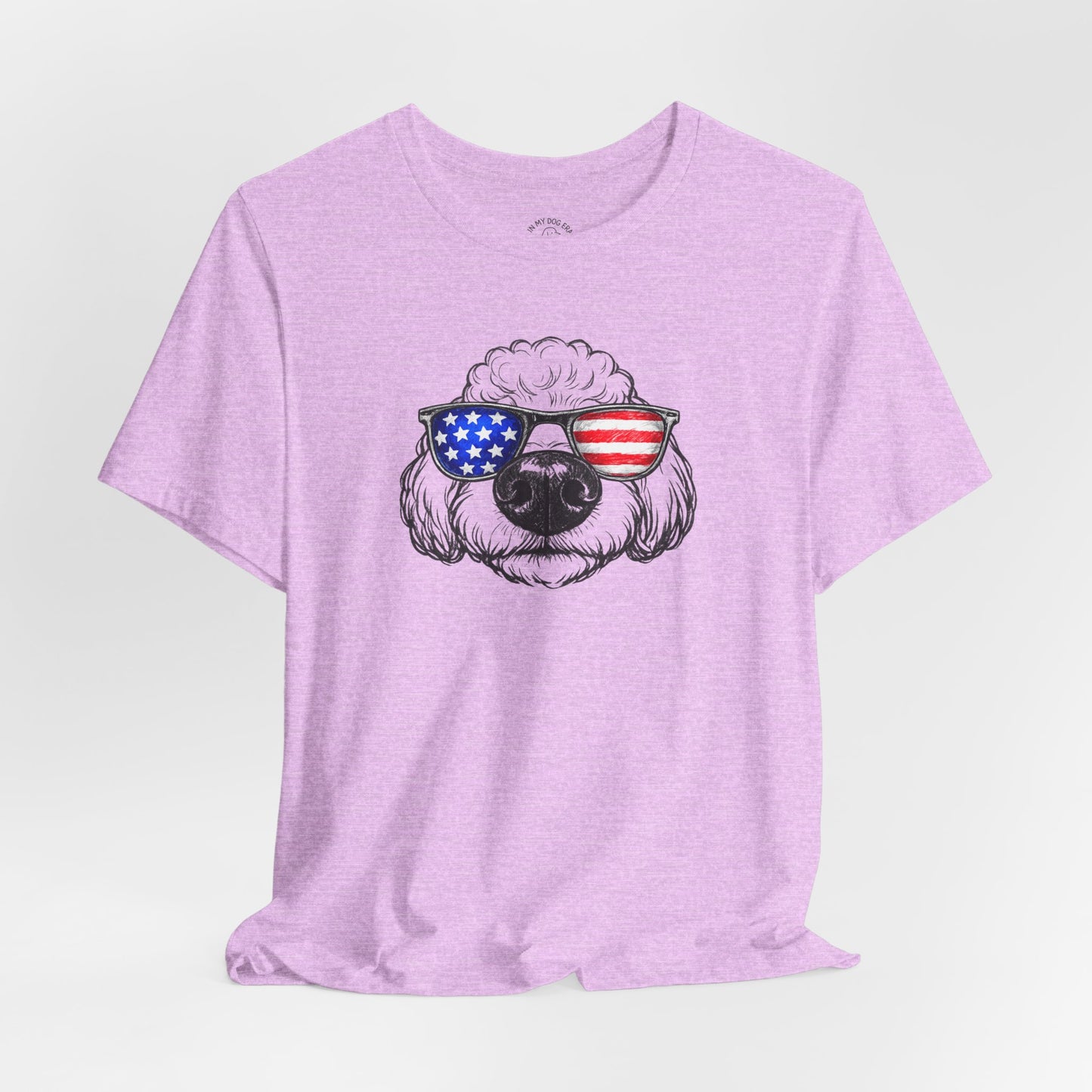 Red, White & BOOP Poodle T-Shirt