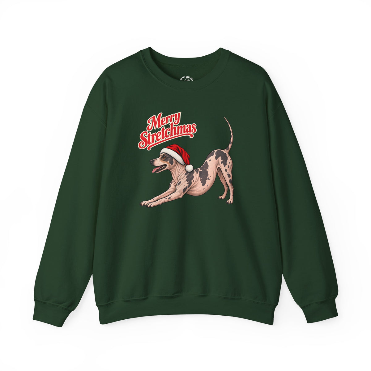 American Hairless Terrier Christmas Sweatshirt | Merry Stretchmas