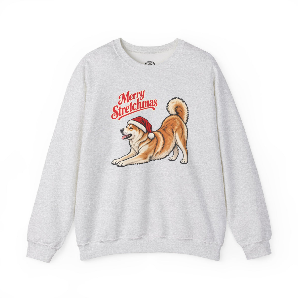 Akita Christmas Sweatshirt | Merry Stretchmas