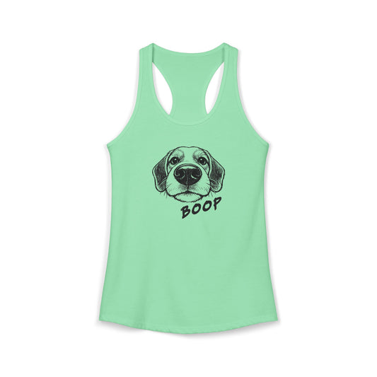 BOOP Classic - Beagle - Women's Racerback Tanktop