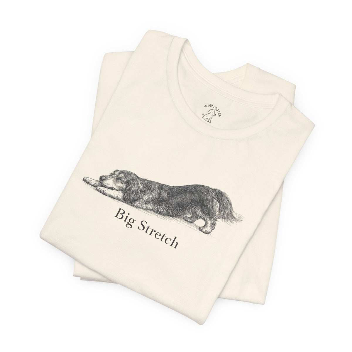 Big Stretch Long-Haired Dachshund T-Shirt