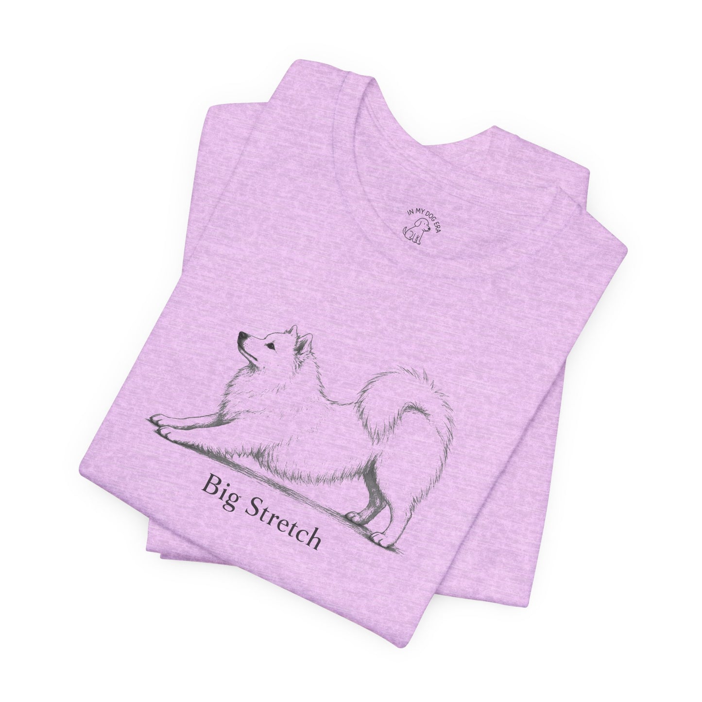 Big Stretch American Eskimo Dog T-Shirt