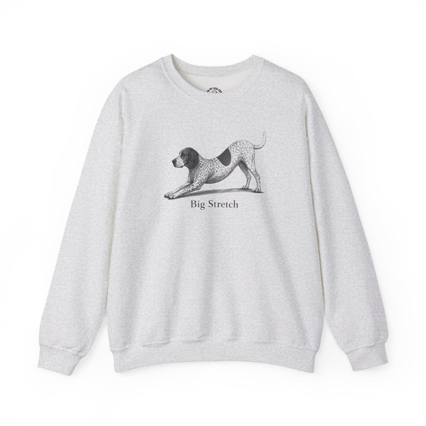 Big Stretch American English Coonhound Sweatshirt (Red Tick Coonhound)