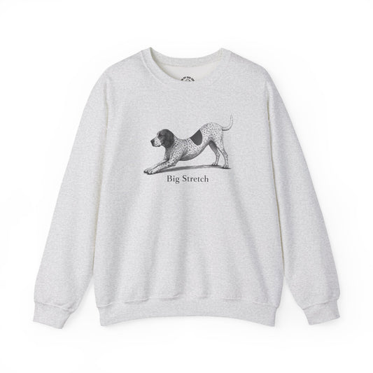 Big Stretch American English Coonhound Sweatshirt (Red Tick Coonhound)