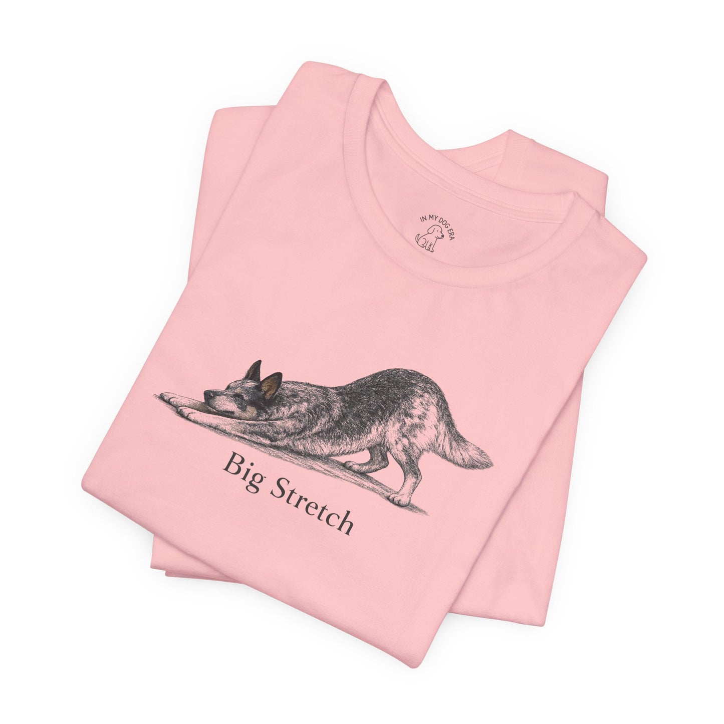 Big Stretch Australian Cattle Dog T-Shirt (Blue Heeler)
