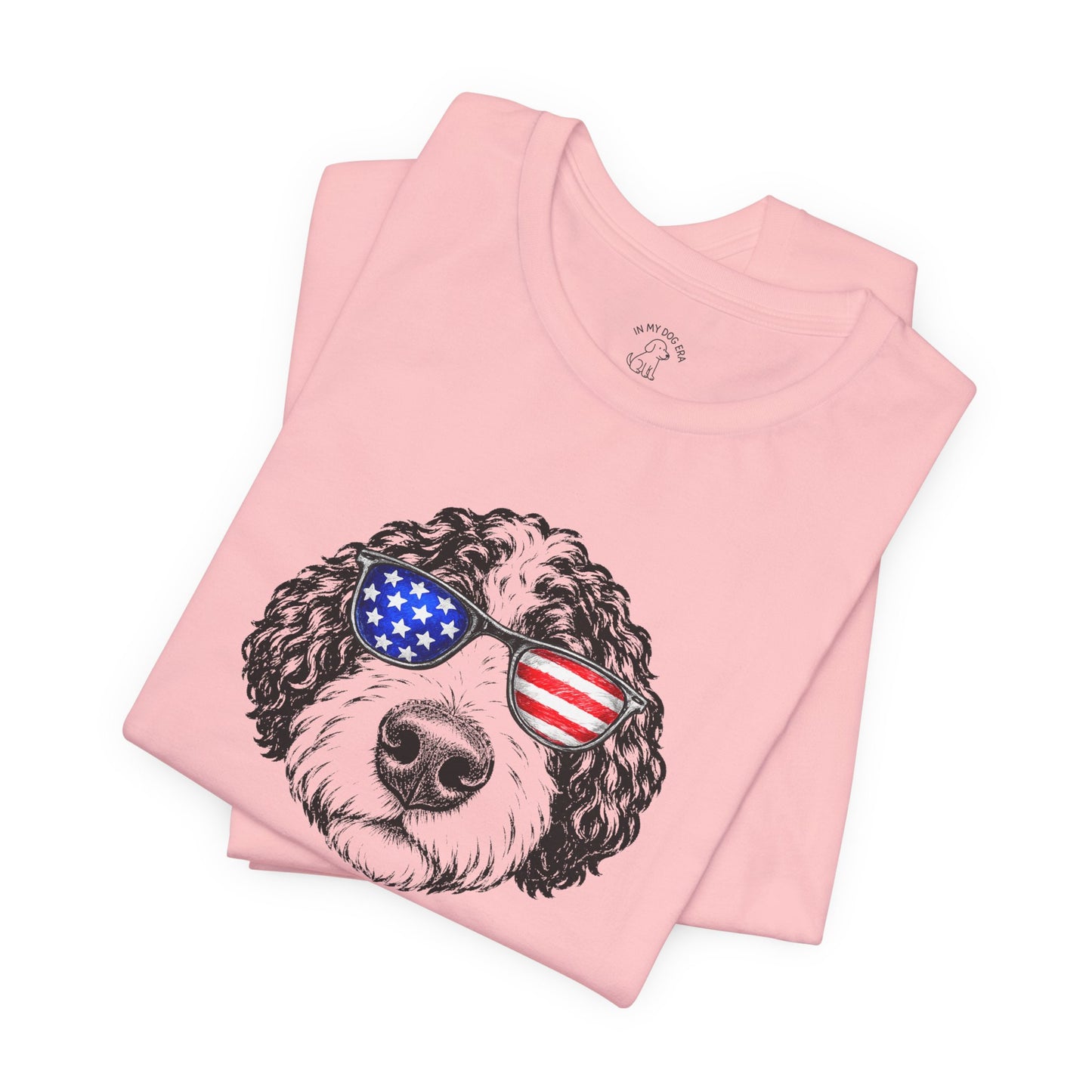 Red, White & BOOP Aussiedoodle T-Shirt