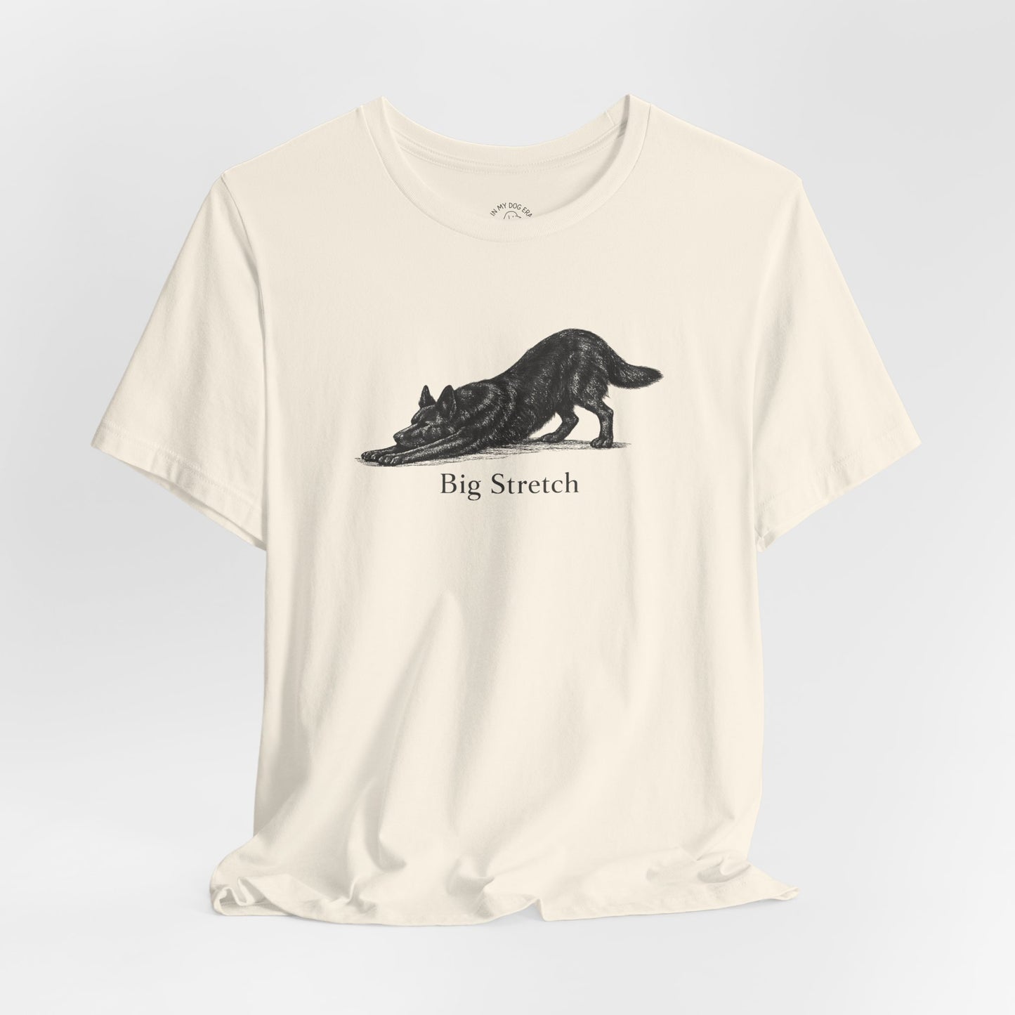 Big Stretch Black German Shepherd T-Shirt