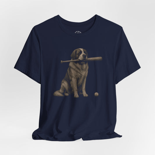 Bat Dog Saint Bernard T-Shirt