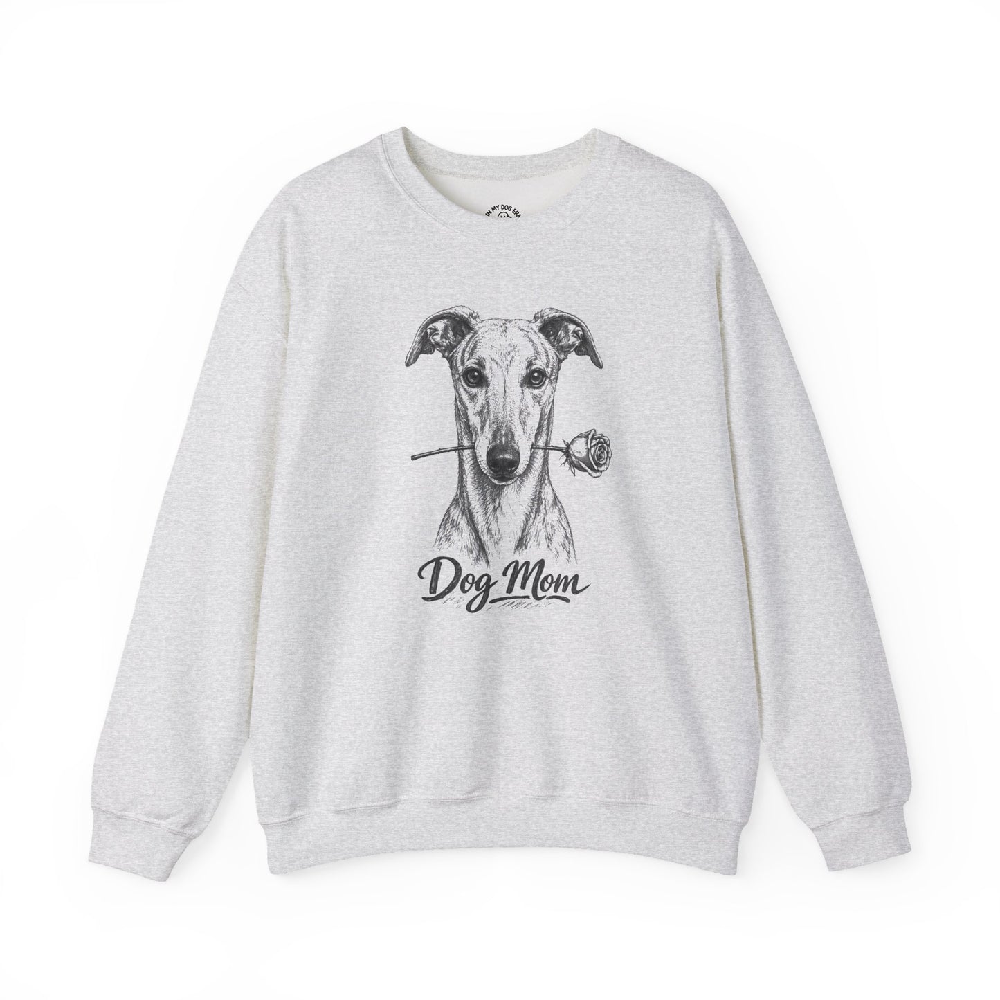 Greyhound Dog Mom Sweatshirt (Rose Collection)