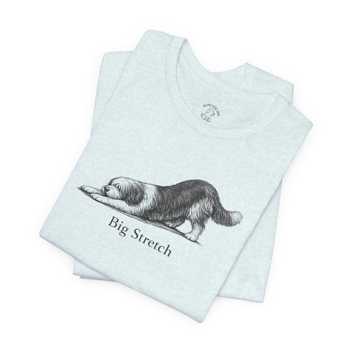 Big Stretch Bearded Collie T-Shirt