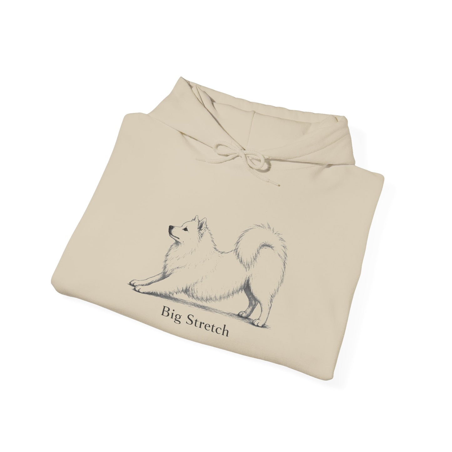 Big Stretch American Eskimo Dog - Hoodie