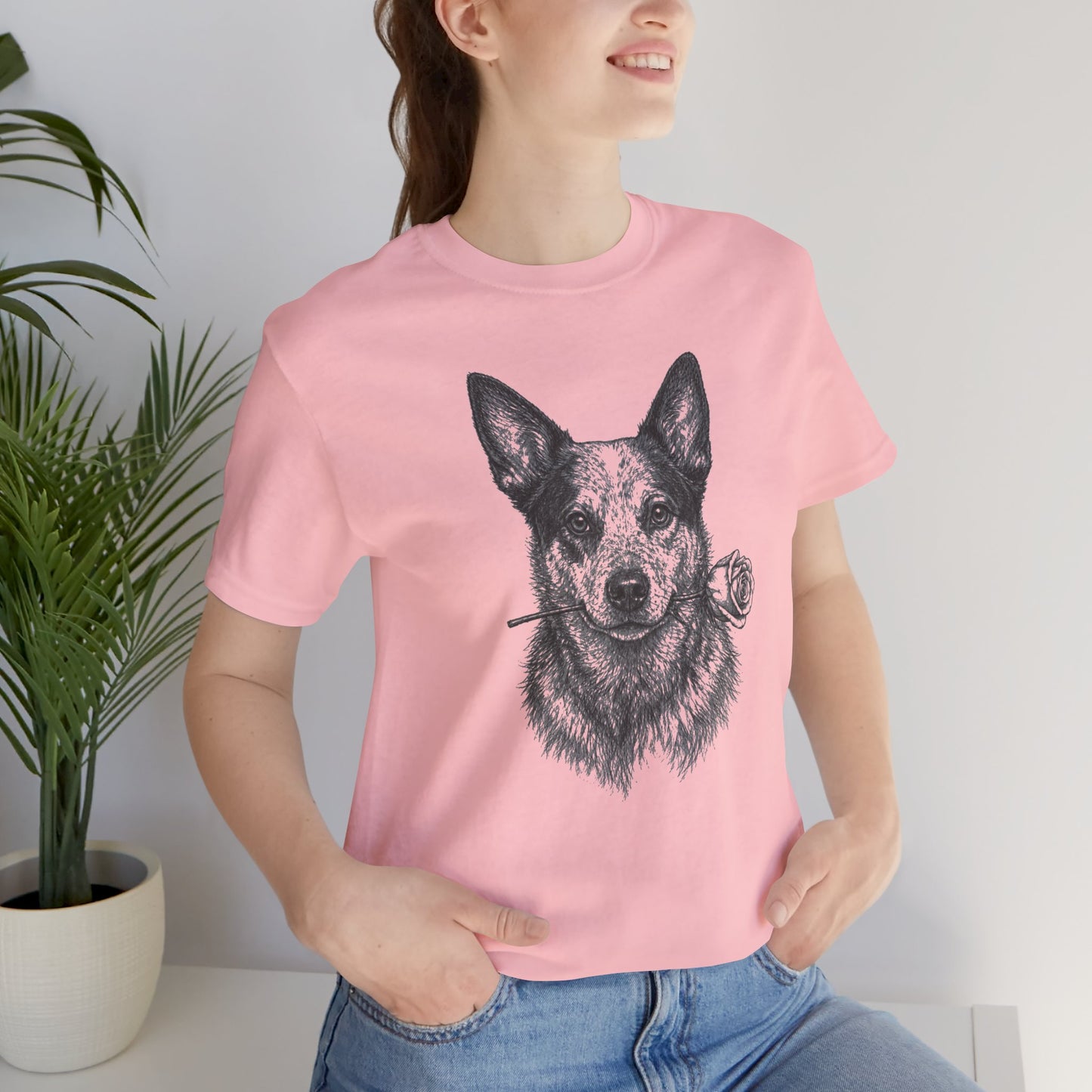 Australian Cattle Dog Heeler Rose Collection T-Shirt