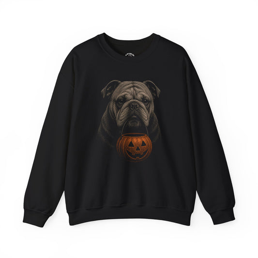 English Bulldog Halloween Sweatshirt – Boop or Treat