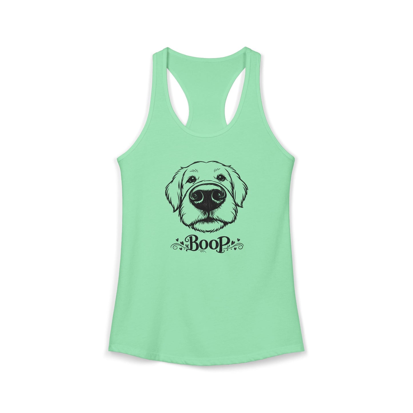 BOOP Golden Retriever - Women's Racerback Tanktop