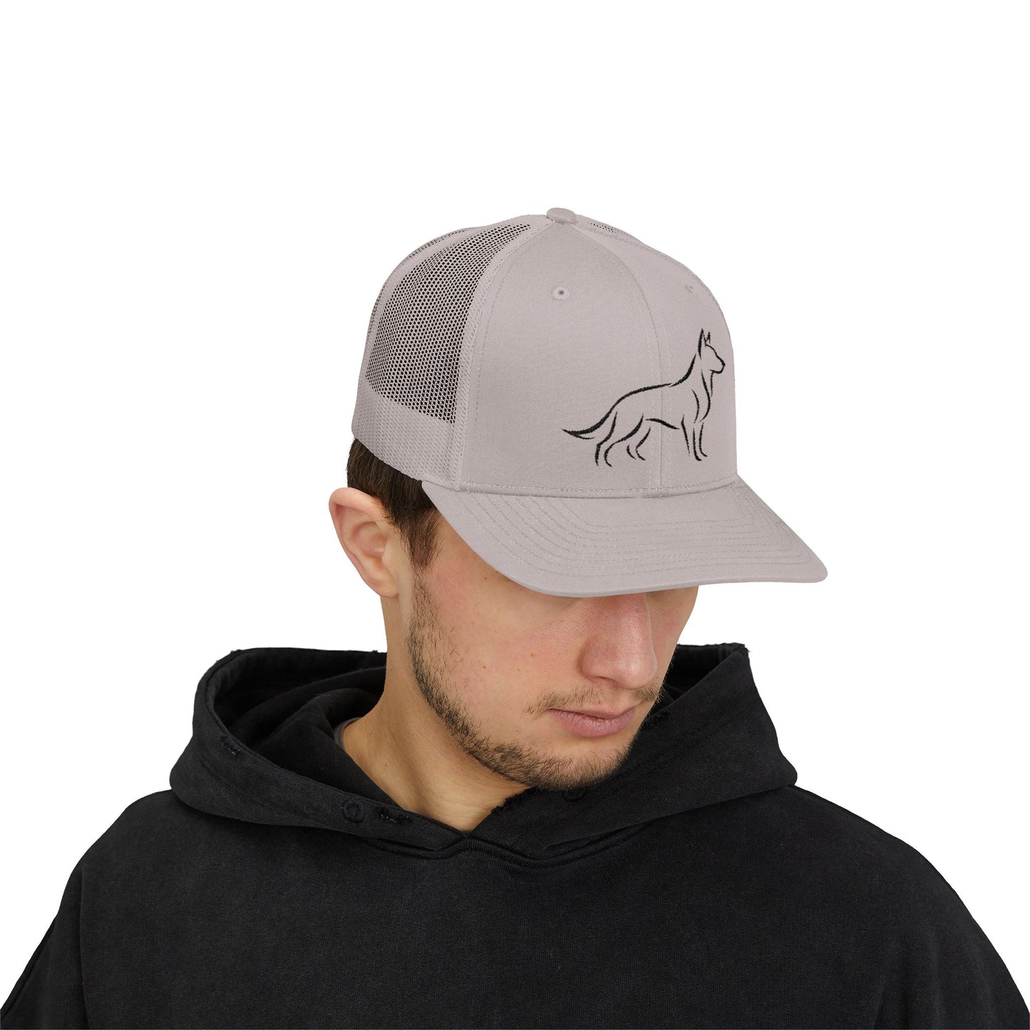 German Shepherd Minimalist Trucker Hat