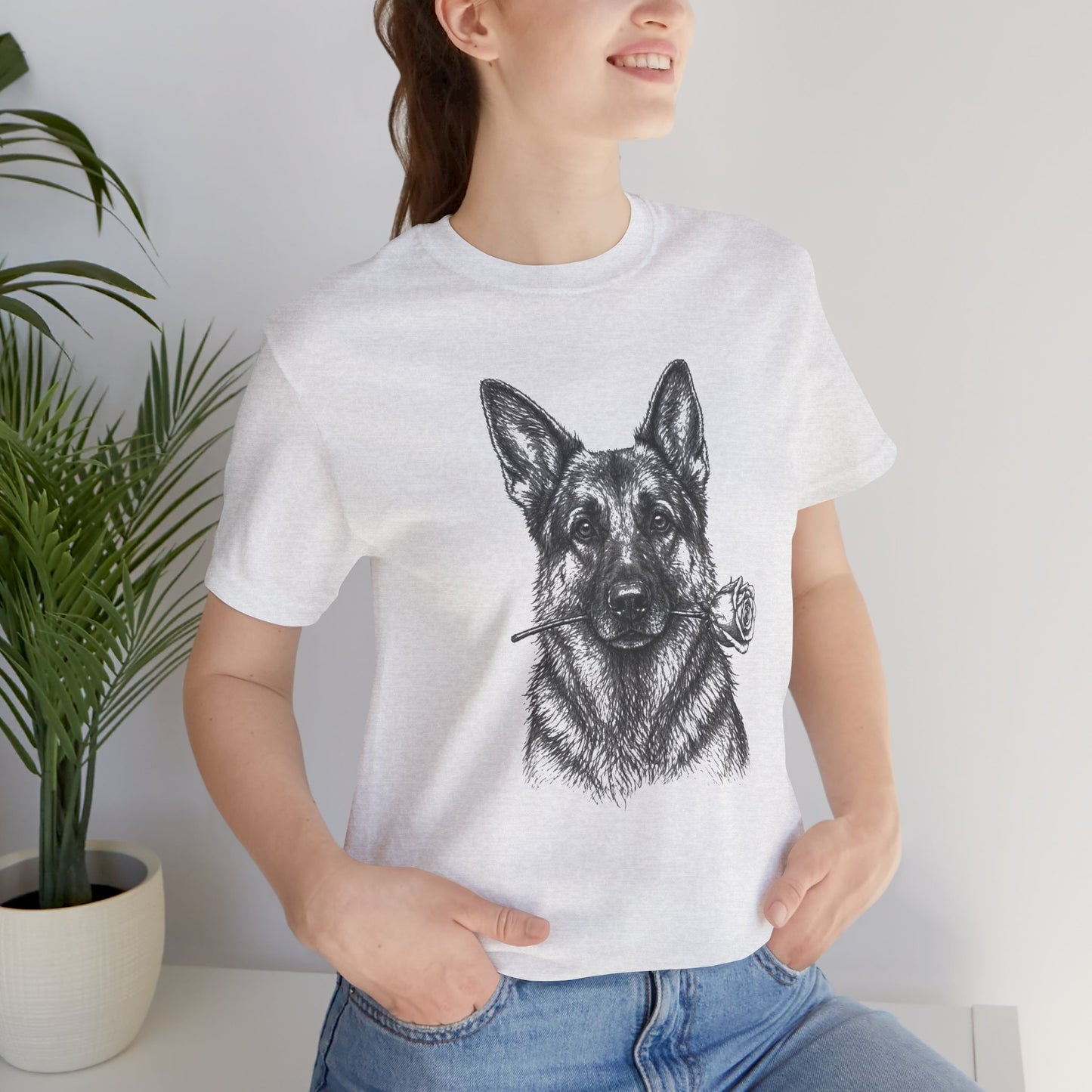 German Shepherd Rose Collection T-Shirt