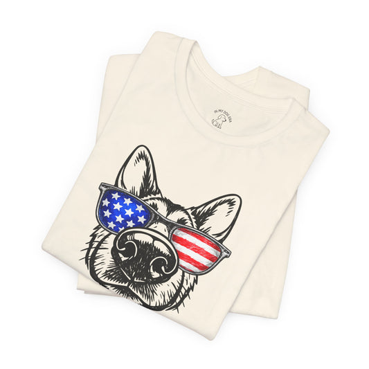 Red, White & BOOP German Shepherd T-Shirt