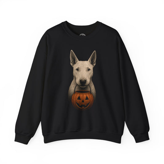 Bull Terrier Halloween Sweatshirt – Boop or Treat