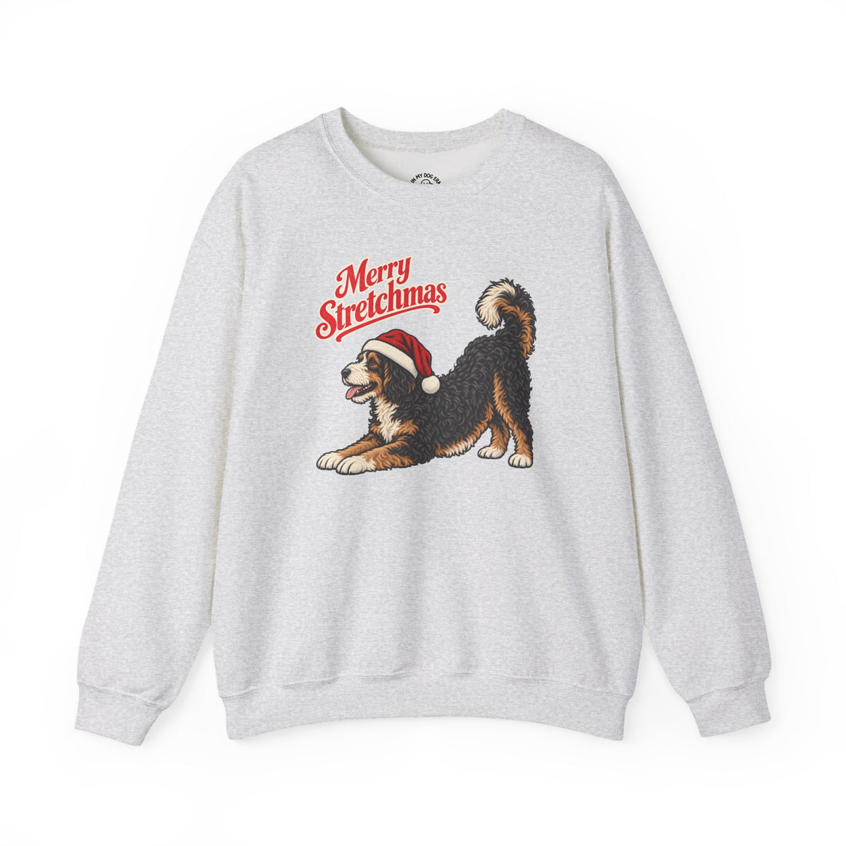 Bernedoodle Christmas Sweatshirt | Merry Stretchmas