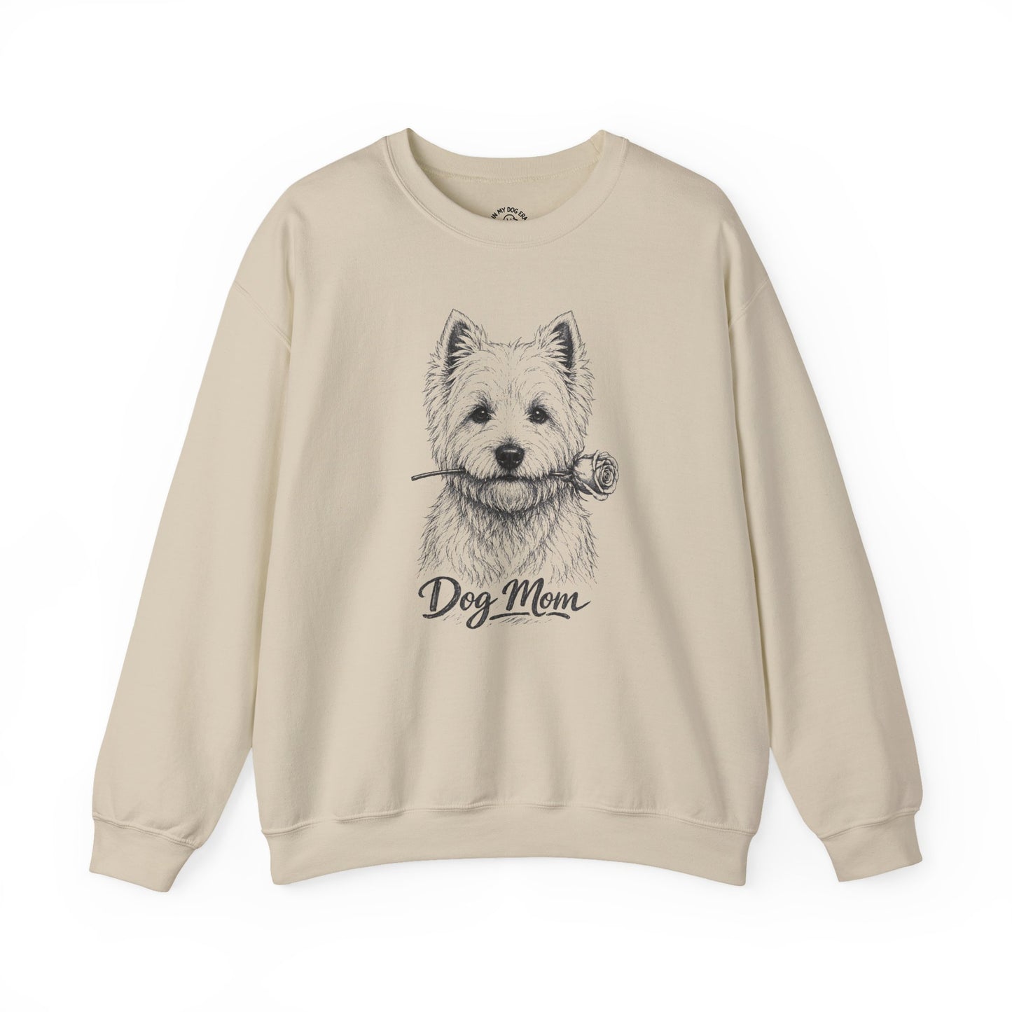 West Highland Terrier Dog Mom Sweatshirt (Rose Collection)