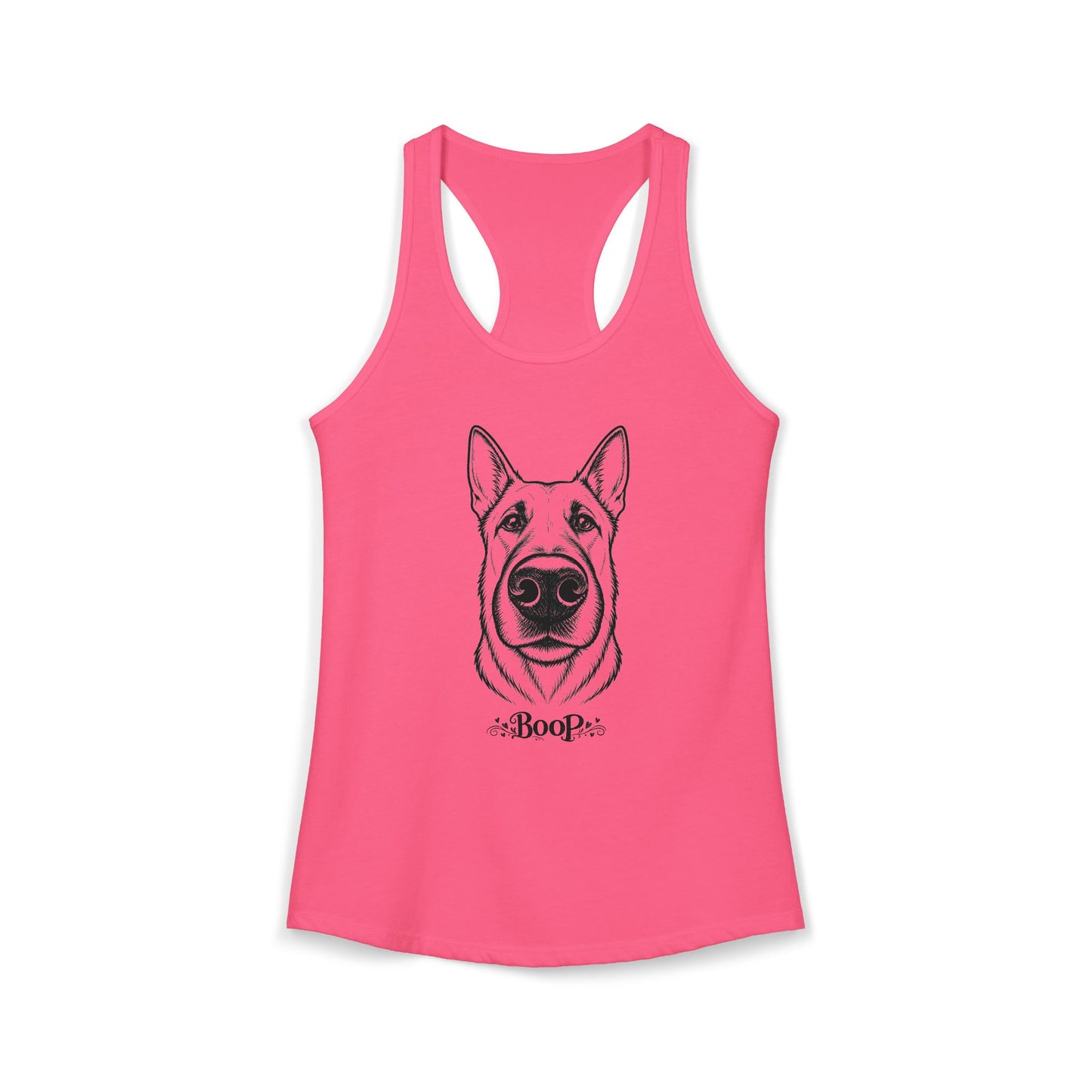 BOOP Belgian Malinois - Women's Racerback Tanktop