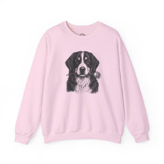 Bernese Mountain Dog Rose Collection Sweatshirt