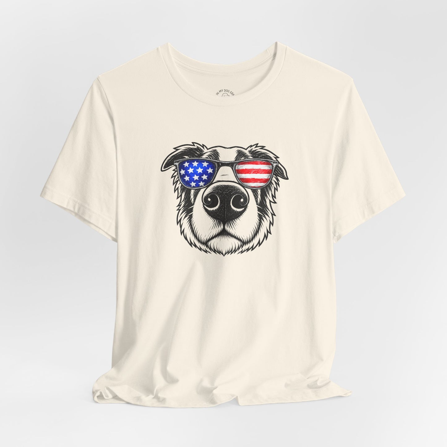 Red, White & BOOP Border Collie T-Shirt