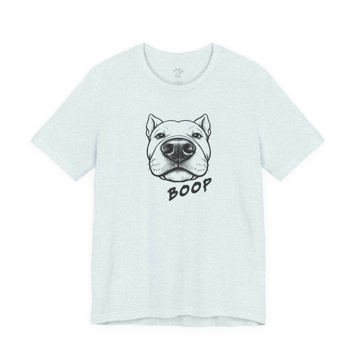 BOOP Classic - Pit Bull - Unisex T-Shirt (Cropped Ears)