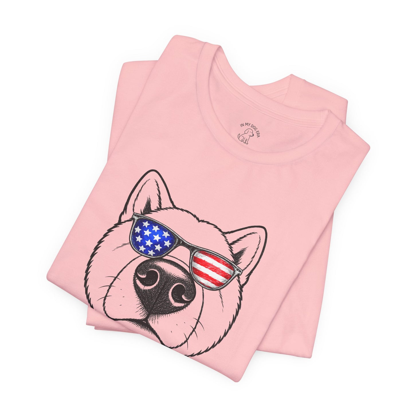 Red, White & BOOP Akita T-Shirt