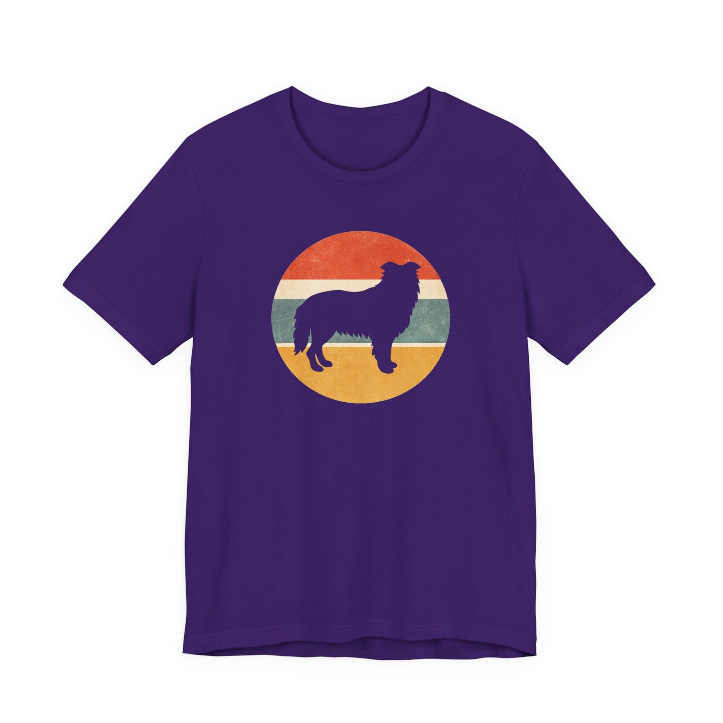 Border Collie Vintage Retro T-Shirt