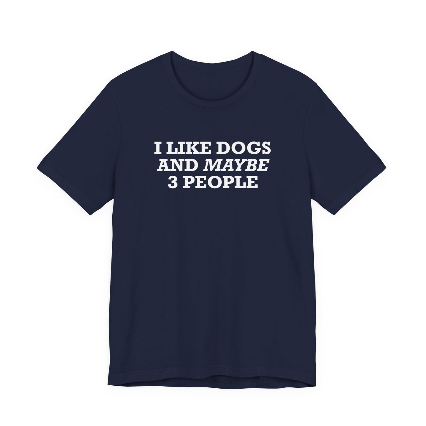 I Like Dogs And Maybe 3 People T-Shirt