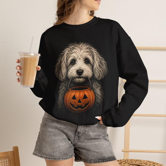 Cavachon Halloween Sweatshirt – Boop or Treat