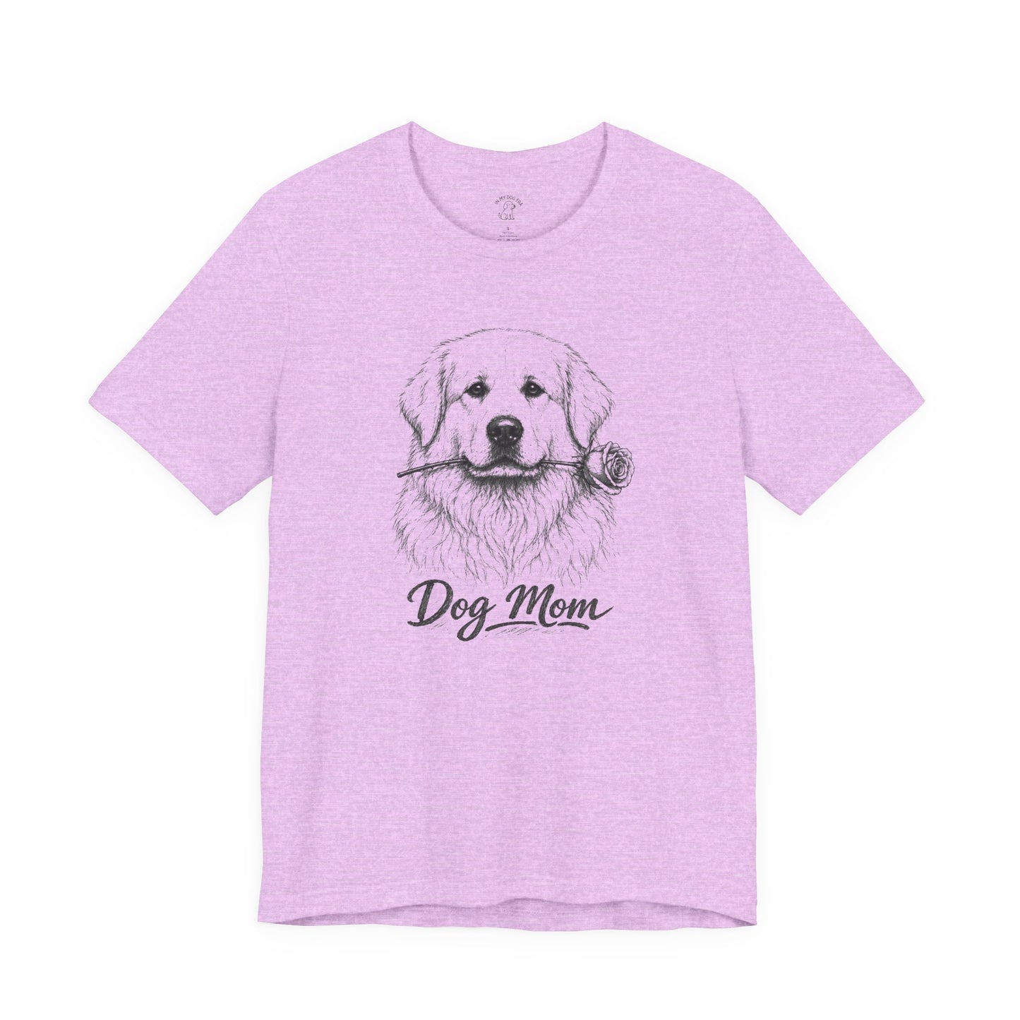 Great Pyrenees Dog Mom T-Shirt (Rose Collection)