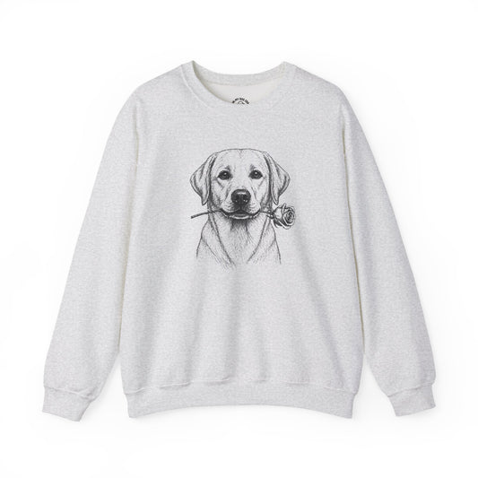Yellow Labrador Retriever Rose Collection Sweatshirt